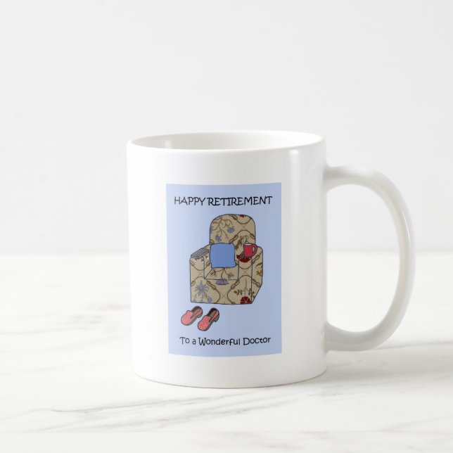 Doctor Happy Retirement Coffee Mug (Right)