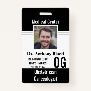 Doctor ID Simple and Elegant Badge ID Badge