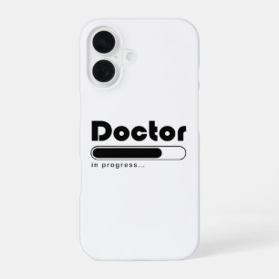 Doctor In Progress Funny Med School Loading Bar iPhone 16 Case