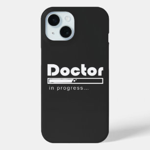 Doctor in Progress Loading Bar Funny Med Student iPhone 15 Case