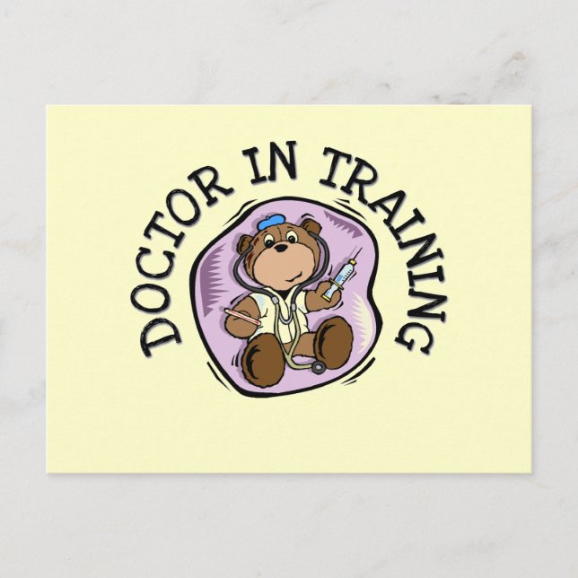Doctor in Training T-shirts and Gifts Postcard (Front)