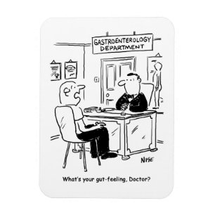Doctor is asked what his gut-feeling is magnet