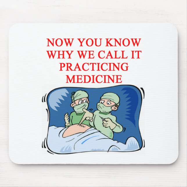 DOCTOR joke Mouse Pad (Front)