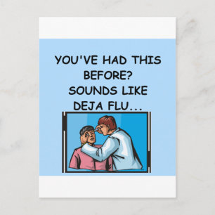 DOCTOR joke Postcard