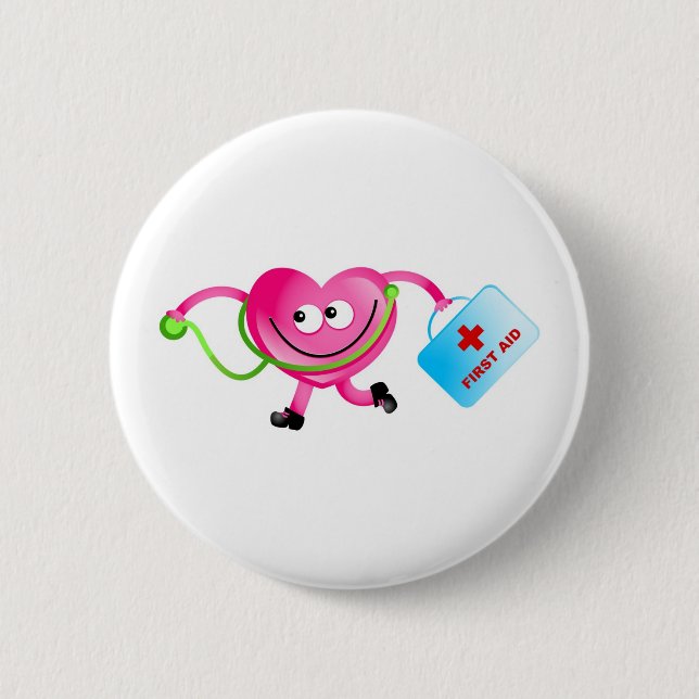 Doctor Love 6 Cm Round Badge (Front)