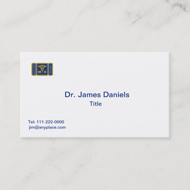 Doctor MD Business Card (Front)