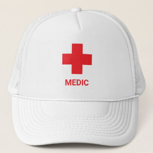 Doctor MEDIC & First Aid, Cross, Ambulance,  Trucker Hat