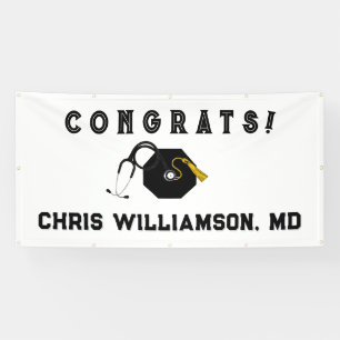 Doctor Medical School Graduation Banner