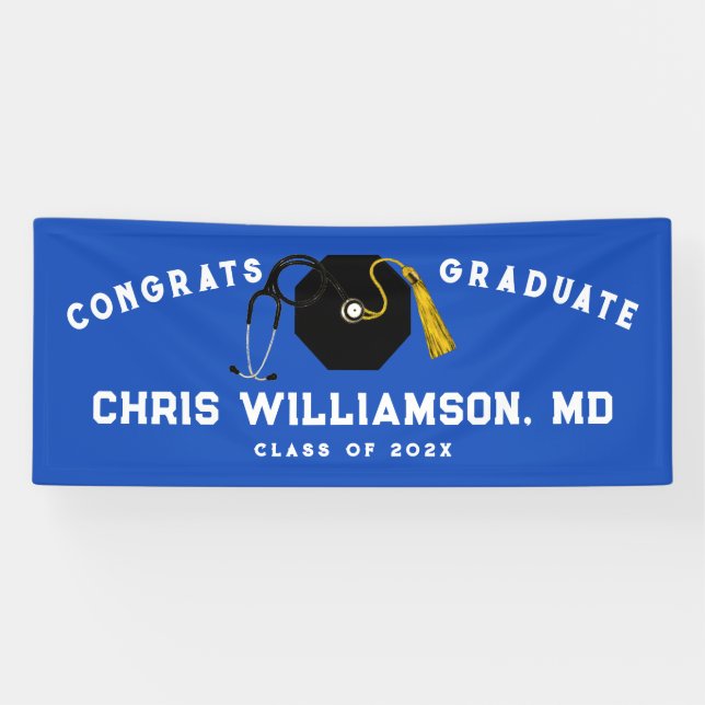 Doctor Medical School Graduation Banner (Horizontal)