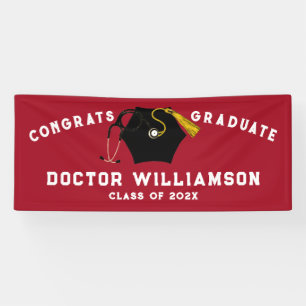 Doctor Medical School Graduation Banner