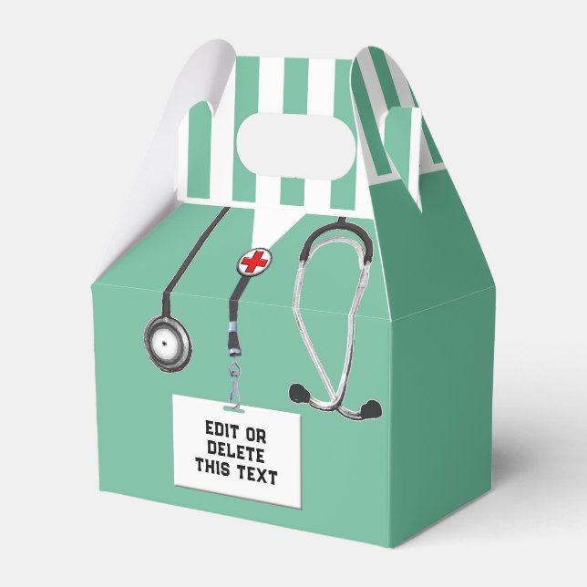 Doctor Medical School Graduation Favour Box (Front Side)