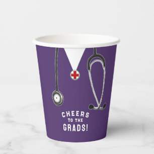 Doctor Medical School Graduation Paper Cups