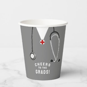 Doctor Medical School Graduation Paper Cups