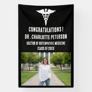 Doctor Medical School Graduation Photo Banner