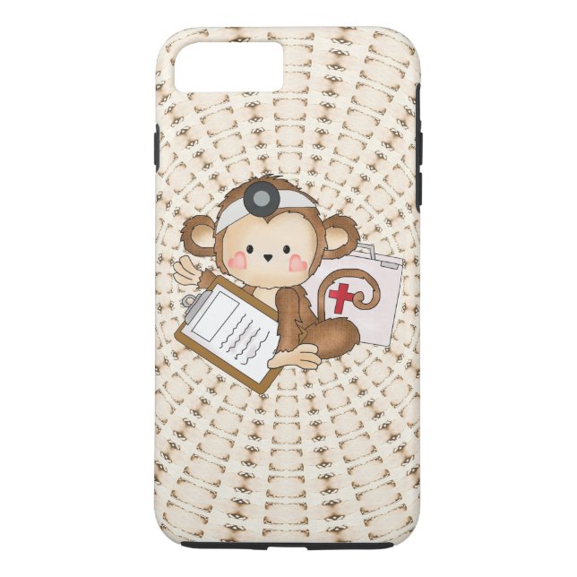 Doctor Monkey iPhone 7 plus tough case (Back)