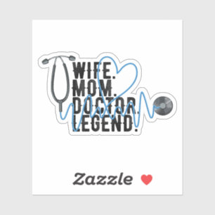 Doctor Mum, Doctor And Nurse, Medical Sticker