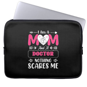 Doctor Mum, Funny Doctor Mum Laptop Sleeve