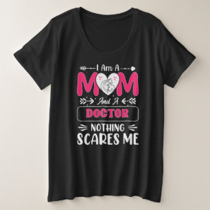 Doctor Mum, Funny Doctor Mum Plus Size T-Shirt