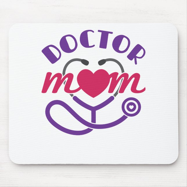Doctor Mum Mouse Pad (Front)