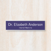 Doctor Name Speciality Blue & White Medical Office