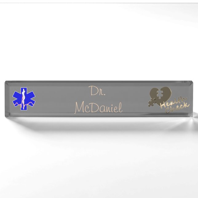 Doctor Nameplate (Front)