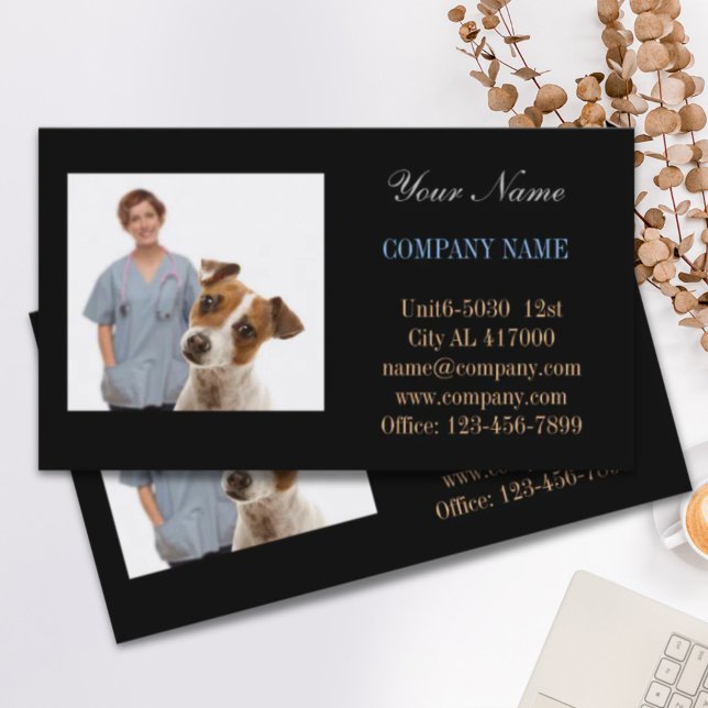 Doctor nurse animal hospital veterinarian business card (Doctor nurse animal hospital veterinarian business card)