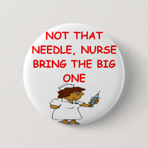doctor nurse joke 6 cm round badge