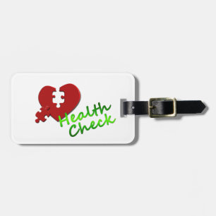 Doctor Nurse Medical Office Business Peace Love Luggage Tag