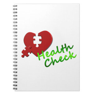 Doctor Nurse Medical Office Business Peace Love Spiral Notebook
