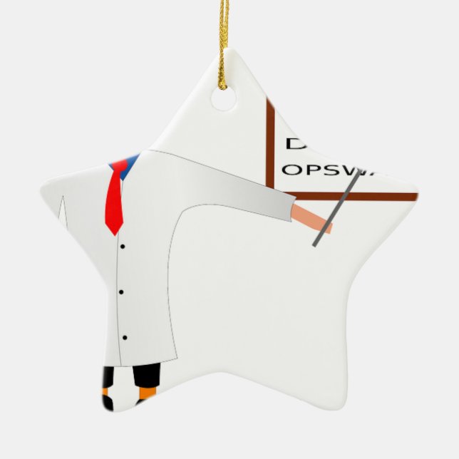 Doctor Nurse Medical Office Medic Destiny'S Ceramic Tree Decoration (Front)