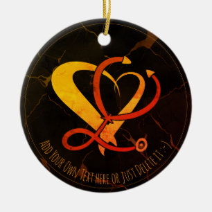 Doctor, nurse, paramedic, emergency gift template ceramic tree decoration