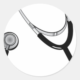 Doctor Nurse Sports Medicine Peace Love Destiny Classic Round Sticker