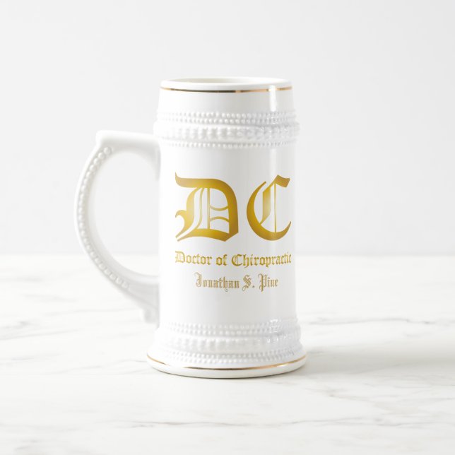 Doctor of Chiropractic Personalised Stein (Left)