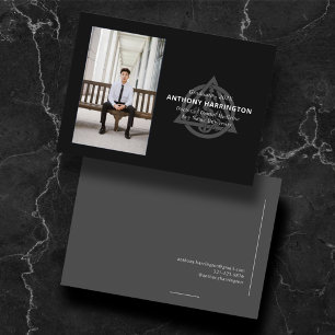 Doctor of Denistry Black Dark Grey Announcement