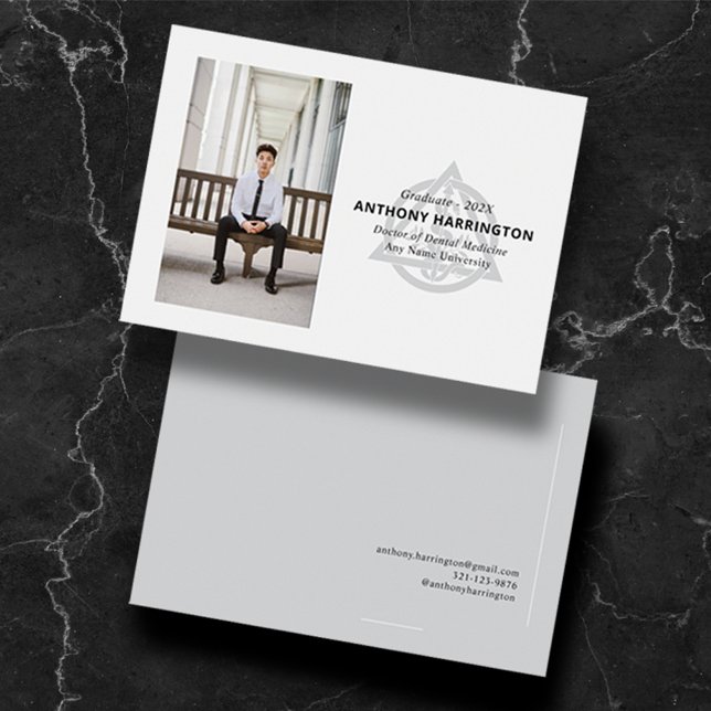 Doctor of Denistry Black Grey Announcement (Creator Uploaded)