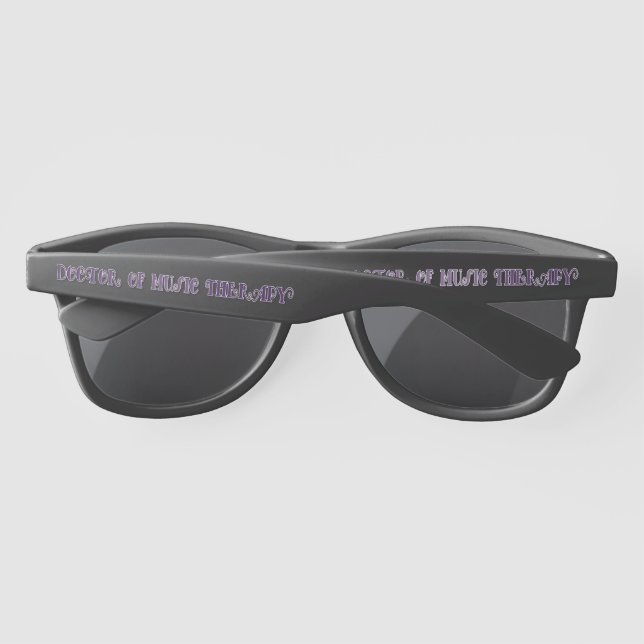 Doctor of Music Therapy Sunglasses (Back)