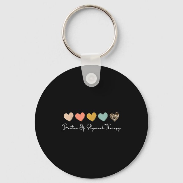 Doctor of physical therapy dpt student graduation  key ring (Front)