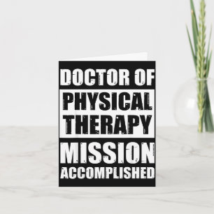 Doctor of physical therapy graduation dpt grads dp card
