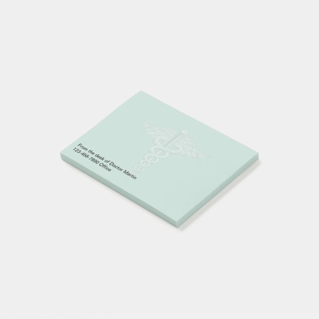 Doctor Office Physician Sticky Notepads (Angled)
