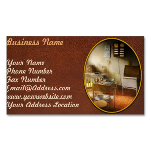 Doctor - Optometrist - Ophthalmologists exam room Magnetic Business Card