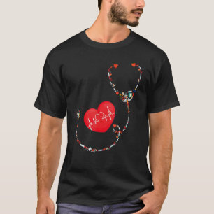 Doctor Or Nurse With Medical Stethoscope For Women T-Shirt