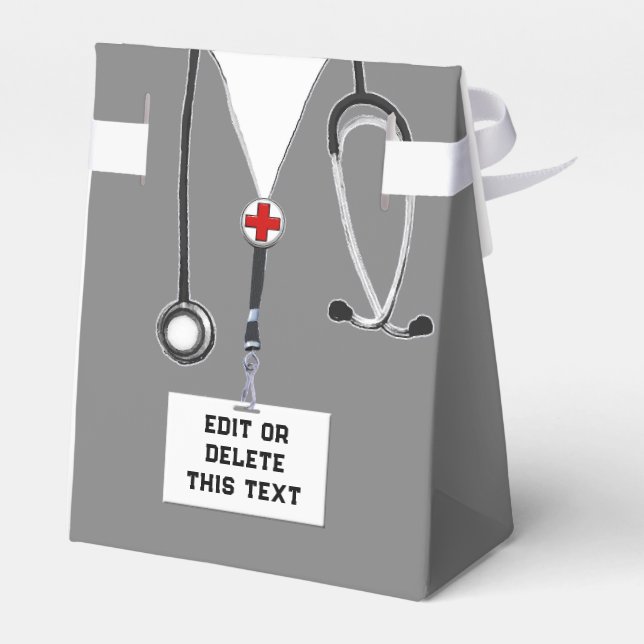 Doctor Party Favour Box (Back Side)