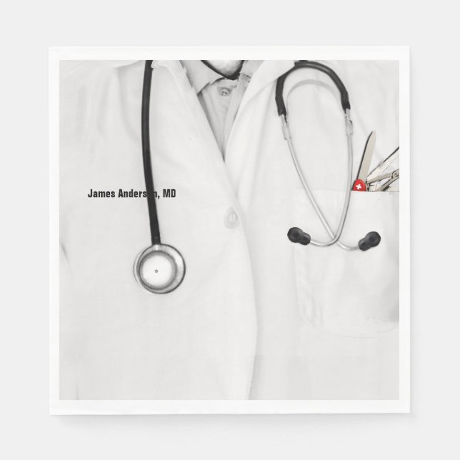 Doctor Party Napkin (Front)