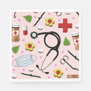 Doctor Party Napkin
