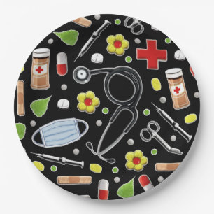 Doctor Party Paper Plate