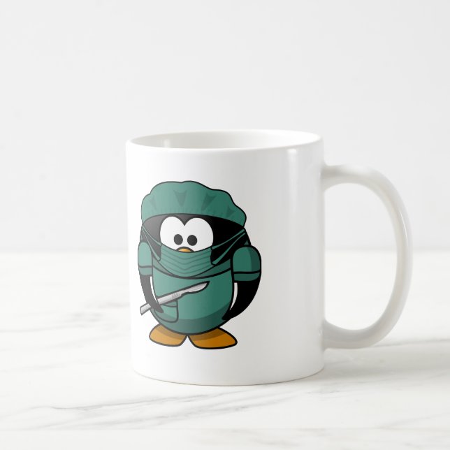 Doctor Penguin Coffee Mug (Right)