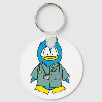 Doctor Penguin Key Ring
