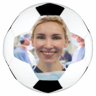 Doctor Photo Customize Personalize Soccer Ball