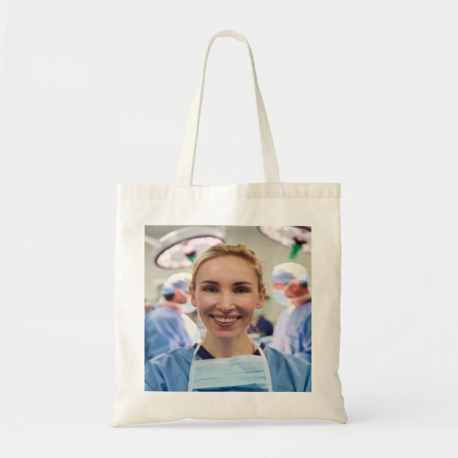 Doctor Photo Customize Personalize Tote Bag (Front)