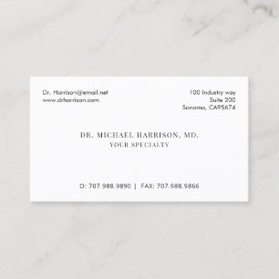 Doctor Physician Appointment Reminder And Business Card
